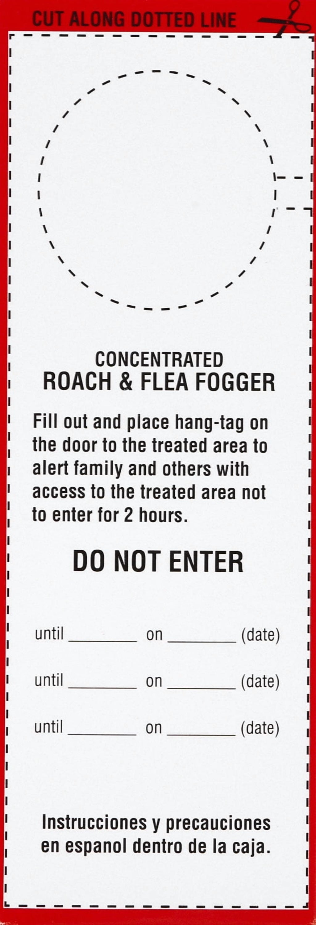 (2 Pack)  Roach & Flea Fogger, 3 Count, 2.7 Oz Cans