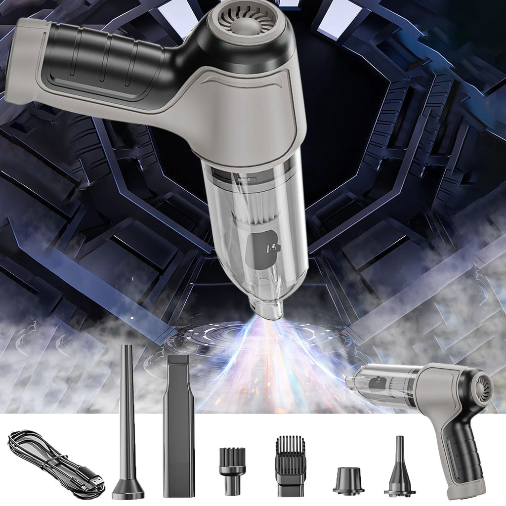 7.4 V Cordless Handheld Vacuum Cleaner - Rechargeable High Power