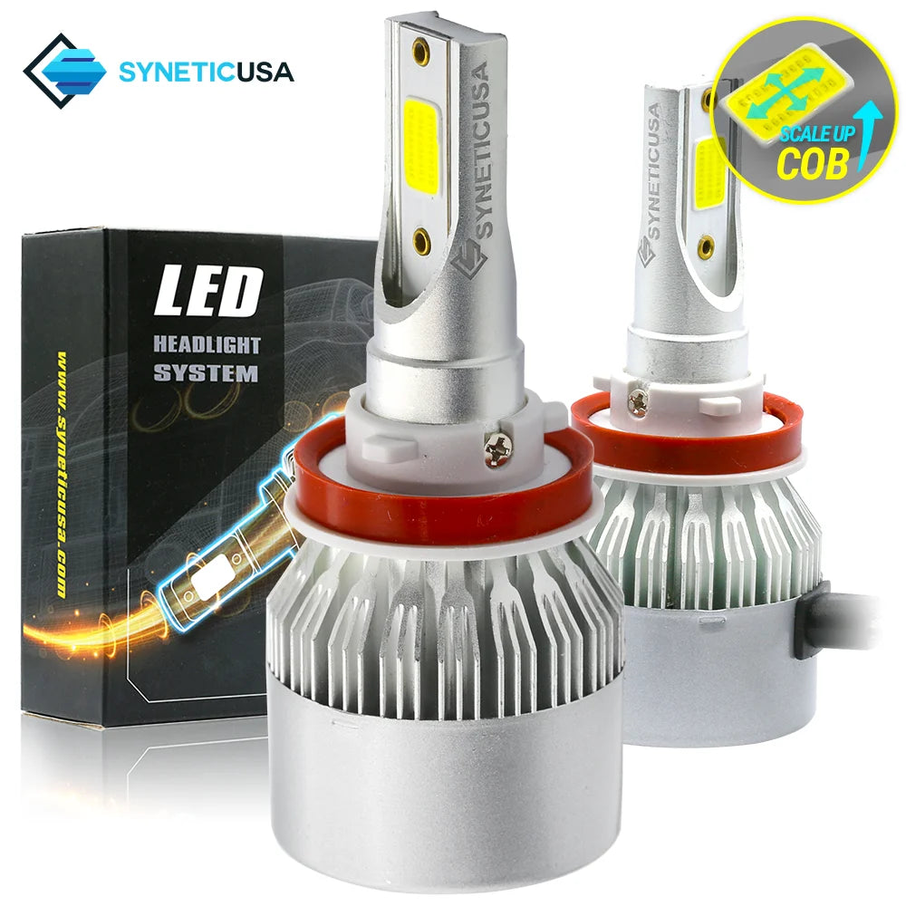 H11 LED White Headlight Automotive Bulb Kit