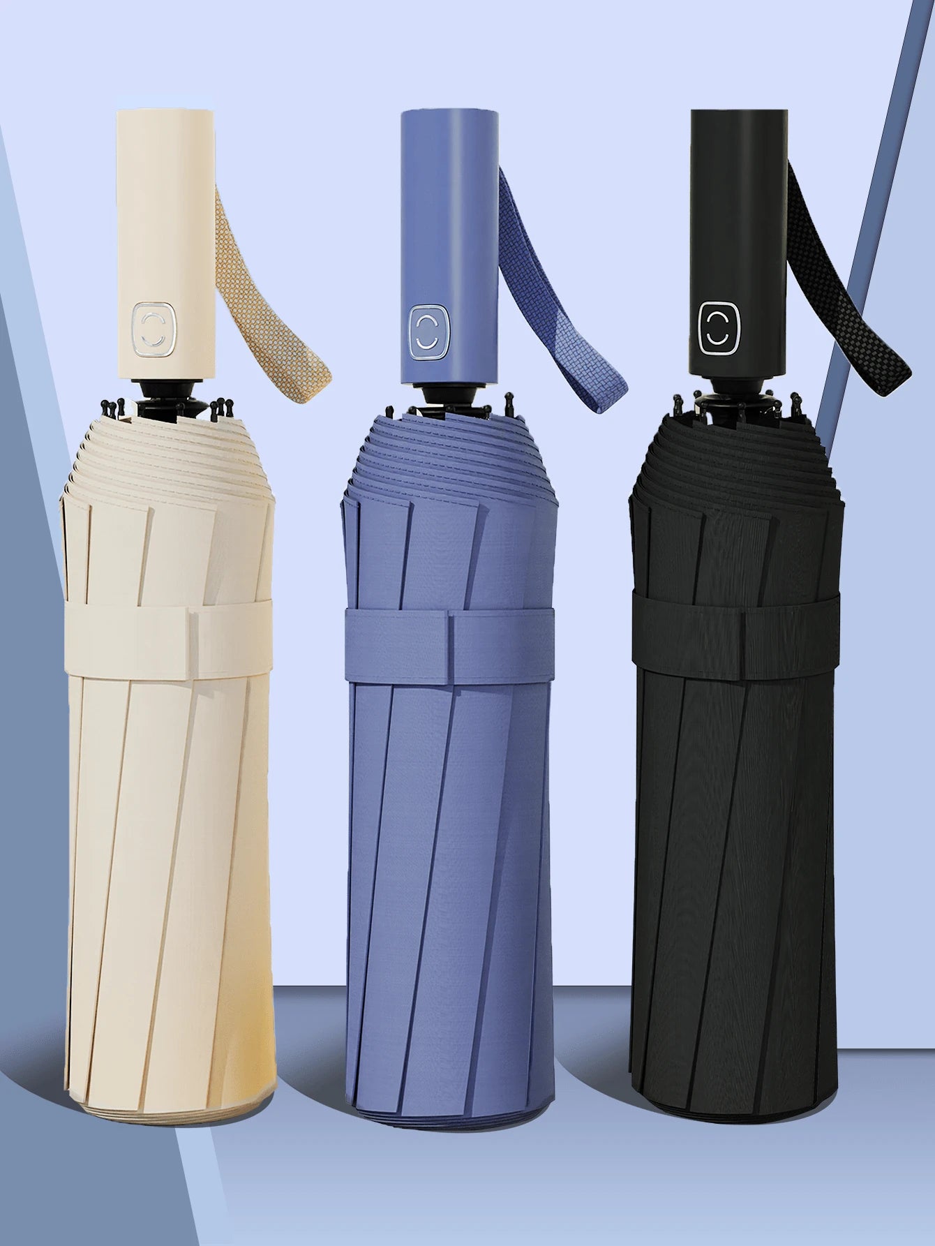 Automatic Folding Large High-Quality Umbrella Rainproof and Windproof Strong Umbrella Family Entertainment Outdoor Rainproof and Sunscreen Dual-Use Parasol (Fabric Cover, Rib Color, and English Letter Pattern Design Randomly Assorted) Boy Valentine Heart Valentine