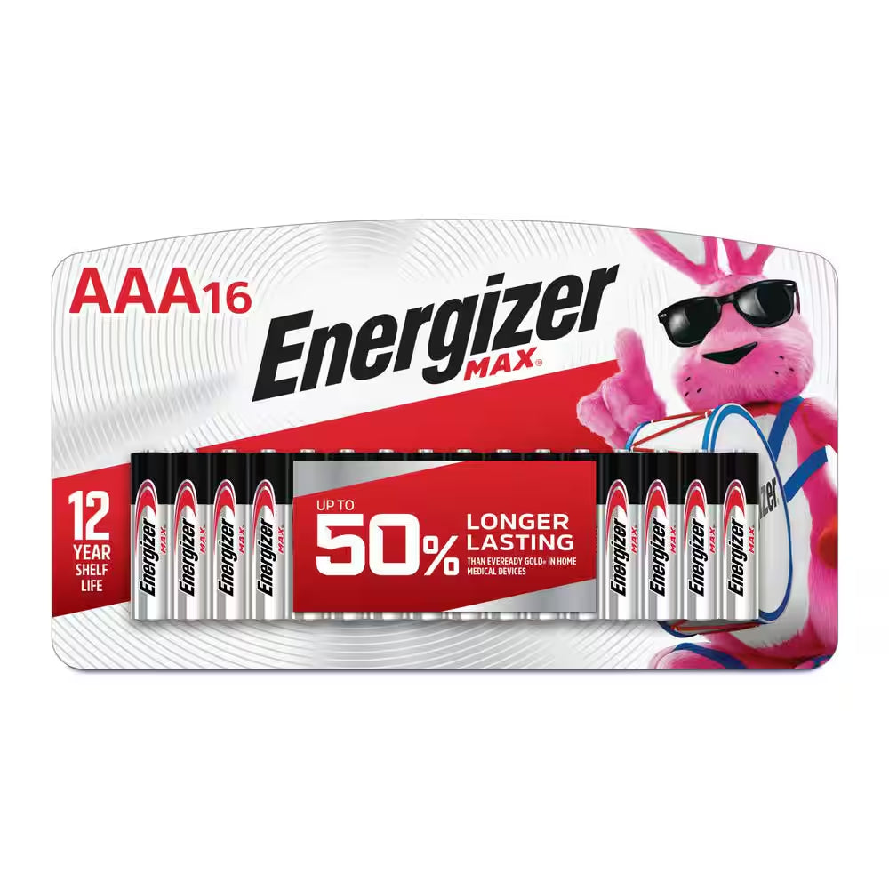 MAX AAA Batteries (16-Pack), Triple a Alkaline Batteries