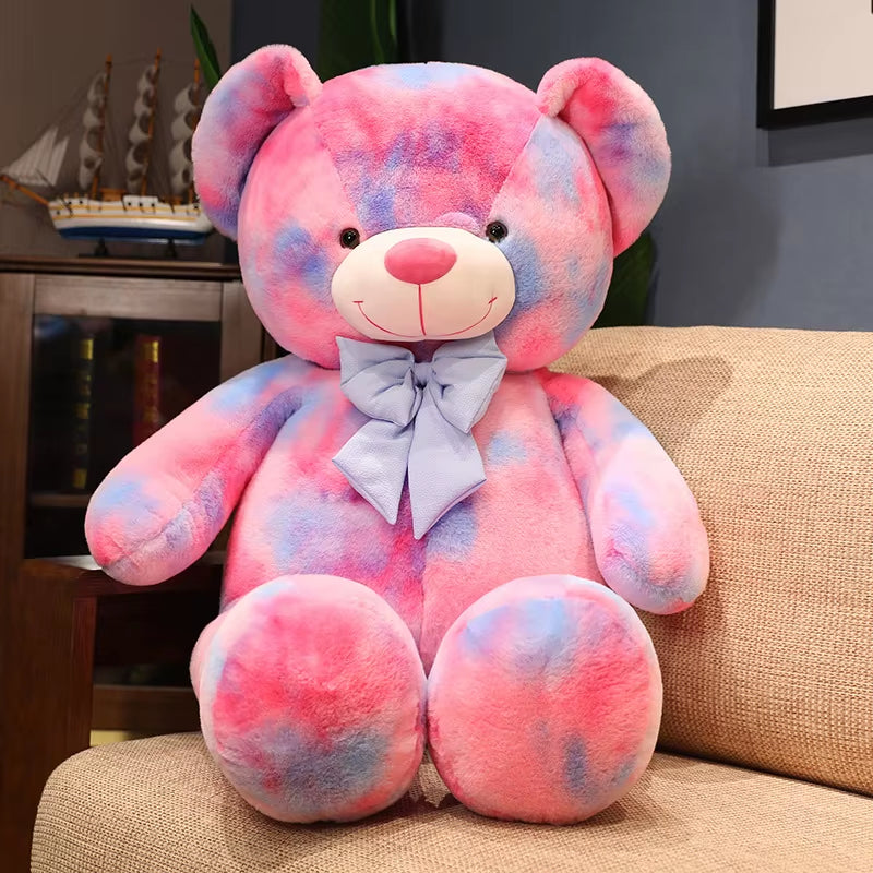 High Quality Giant American Bear Plush Doll Soft Animal Colorful Bear Stuffed Toys Kids Valentine Lover Birthday Gift