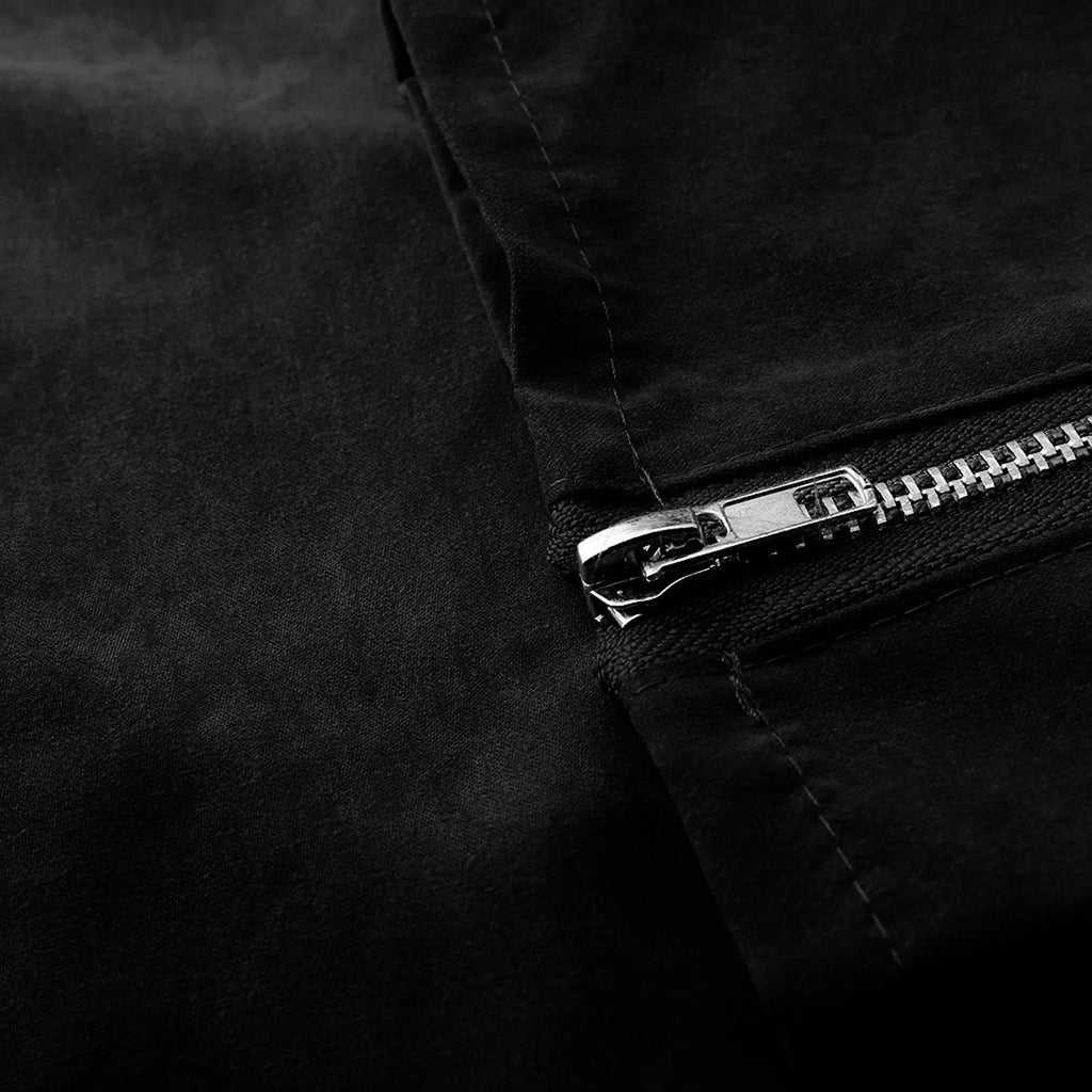 Women'S PU Leather Short Zipper Jacket Women'S plus Fashion Top Long Sleeve Hoodless Slim Solid Female Outwear Black 4