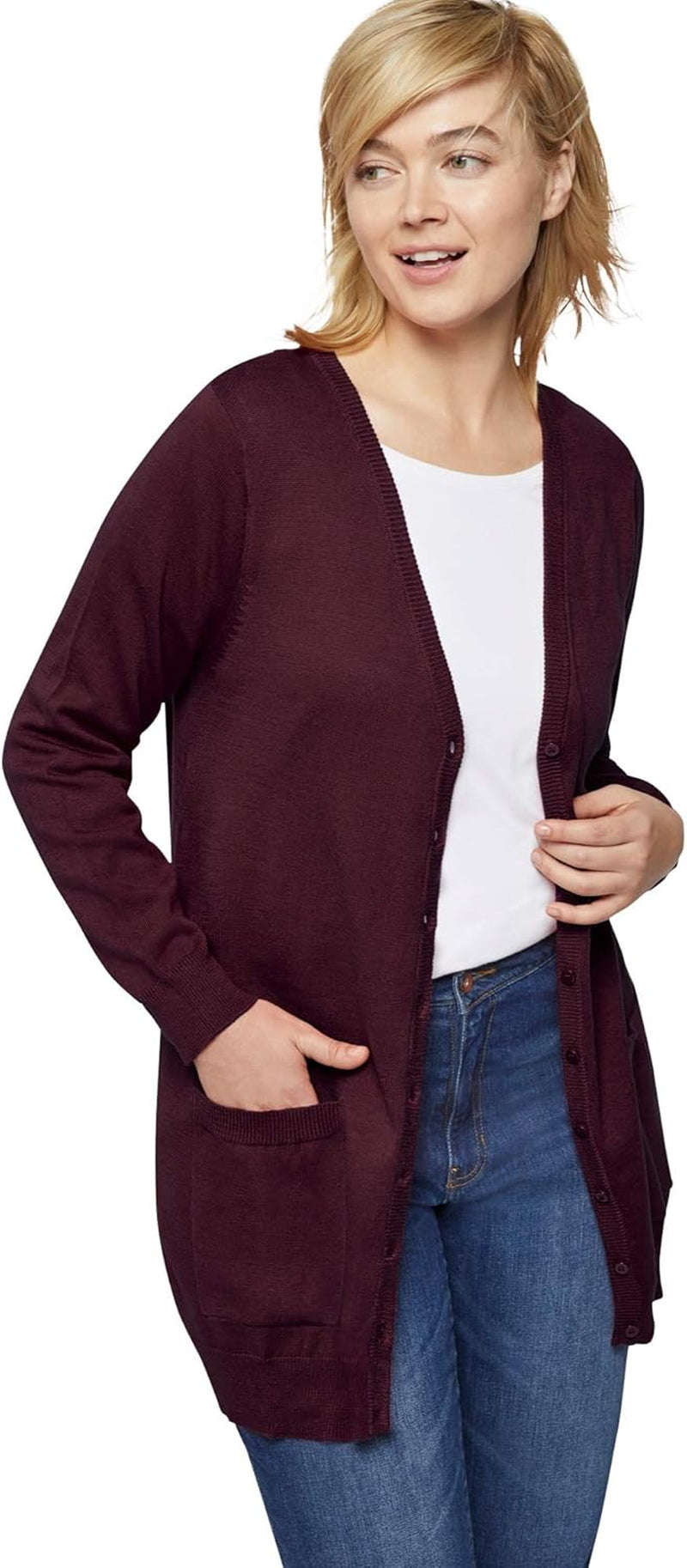 plus Size Boyfriend Cardigan