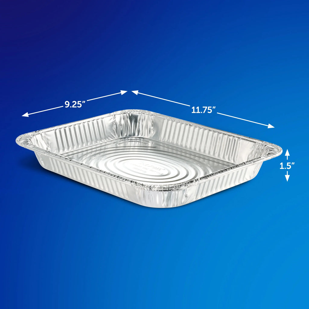 (3 Pack)  Disposable Casserole Pans, 11.75 X 9.25 Inch, 2 Count