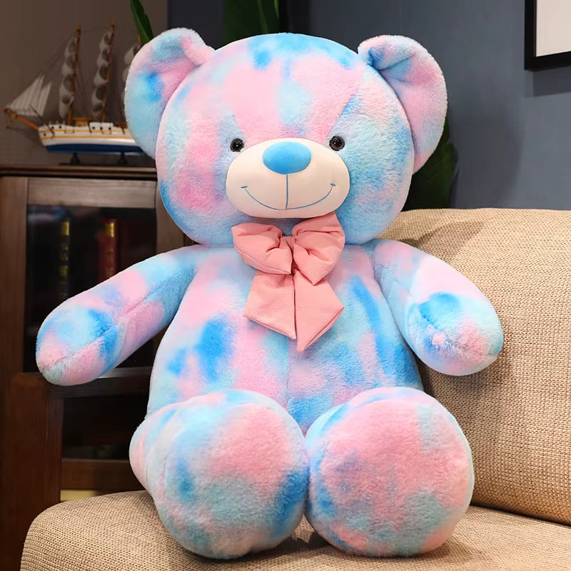 High Quality Giant American Bear Plush Doll Soft Animal Colorful Bear Stuffed Toys Kids Valentine Lover Birthday Gift
