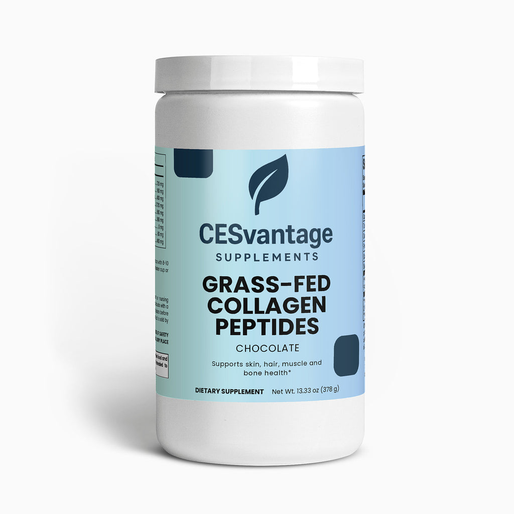 CESvantage Supplements Grass-Fed Collagen Peptides Powder (Chocolate)