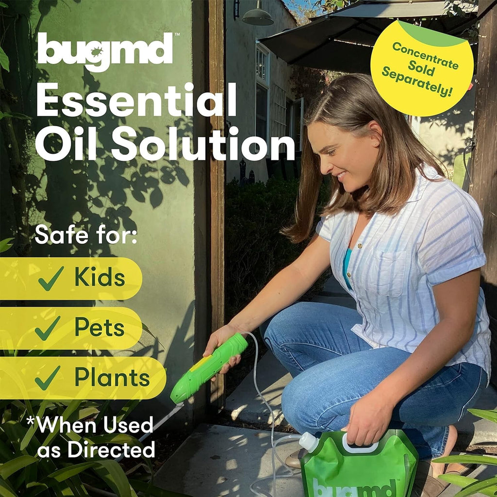 Bugmd Pest Control Essential Oil Concentrate for Home Bed Bug Spray 3.7Oz 1-2PCK