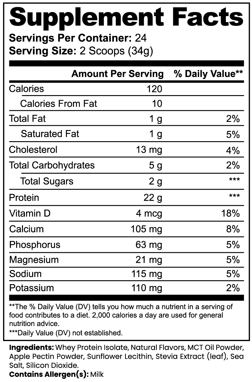 CESvantage Supplements Advanced 100% Whey Protein Isolate (Vanilla)