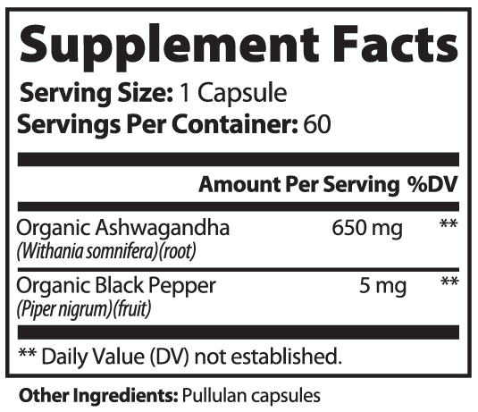 CESvantage Supplements Ashwagandha