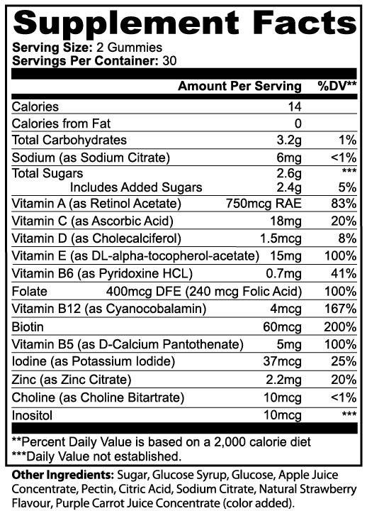 CESvantage Supplements Multivitamin Bear Gummies (Adult)