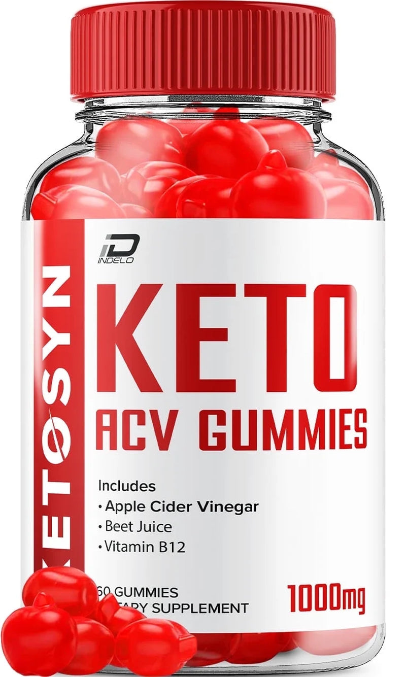 Gummies -  Apple Cider Vinegar Gummy Supplement for Energy -  Keto Gummies Dietary Supplement (60 Gummies)
