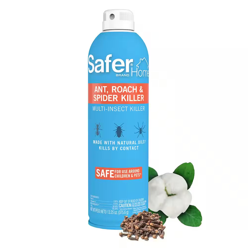 Safer Home Indoor Insect Killer Spray for Ants, Roaches, Spiders, Fleas (13 Oz. )