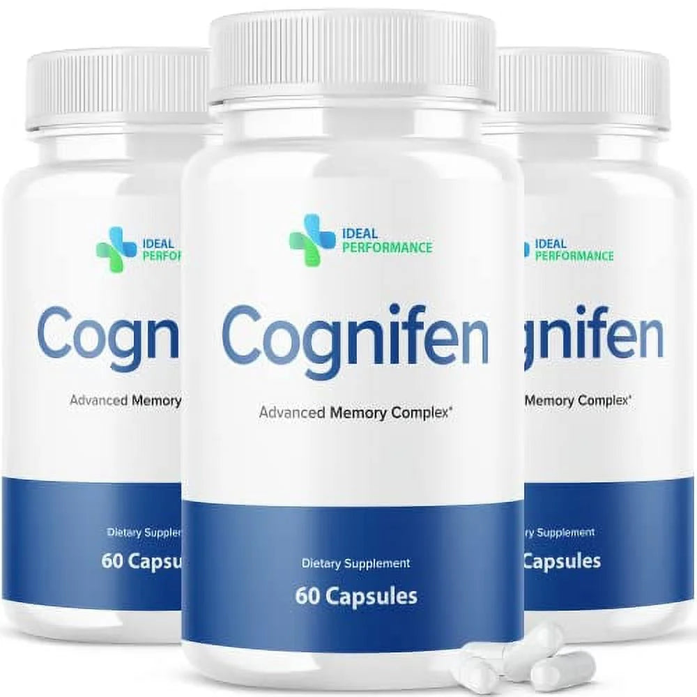 Cognifen Advanced Memory Support Pure Nature Complex Extra Strength Dietary Supplement (3 Pack - 180 Capsules)