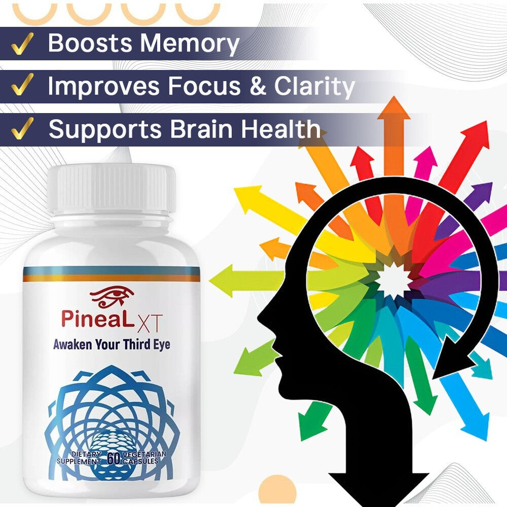 Pineal XT Nootropic Pills- Pineal XT Brain Productivity Support Supplement-3Pa