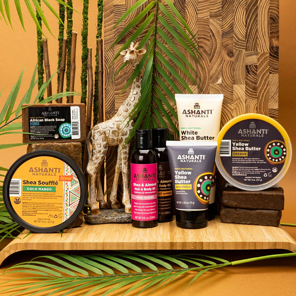 Shea Soufflé: Whipped Shea Butter Cream Infused with Coconut and Almond Oil for Hair Moisturization (8 Oz) - Coco Mango Scent