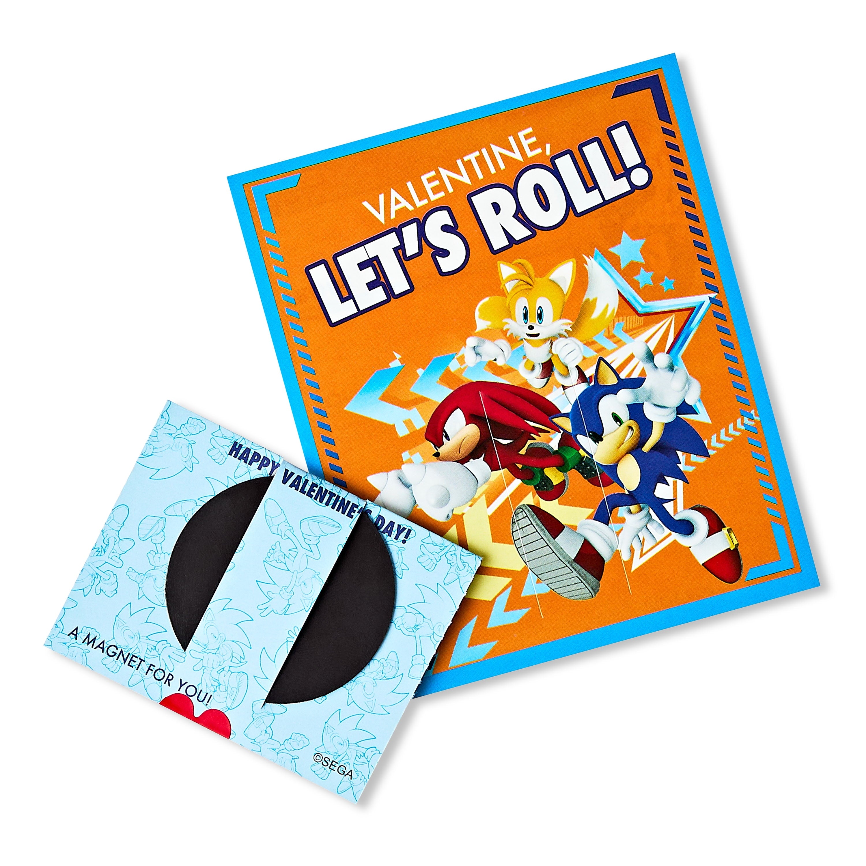 Valentine Exchange Cards, Bonus Magnets, Multi-Colored, Classroom, 16 Count