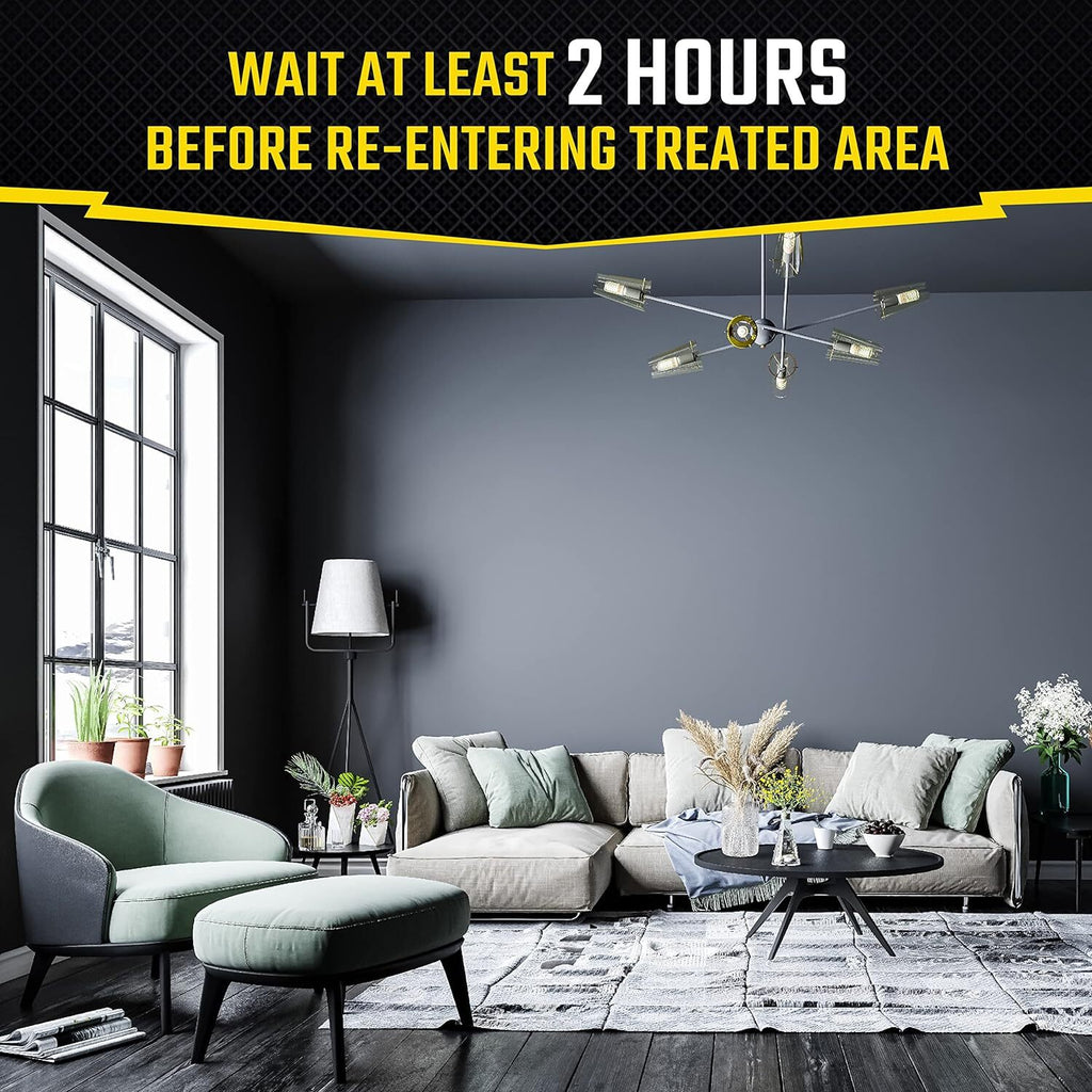 6 Can Fogger Bomb Insect Killer Bug Flies Roach Spider Indoor Bed Kill Shot Tick