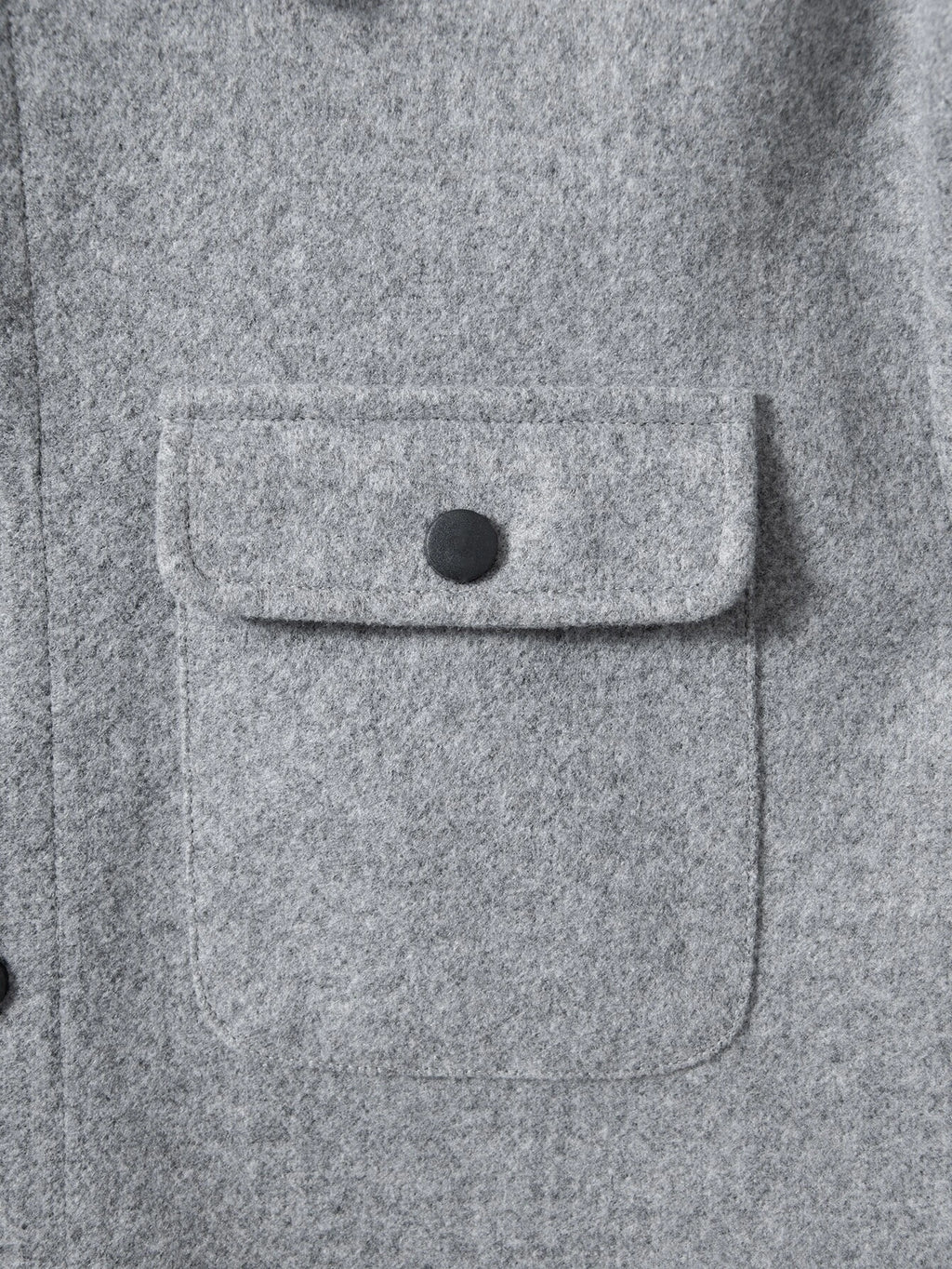 Manfinity Homme Men Button Front Flap Pocket Overcoat Going Out Casual Overcoat for Friends