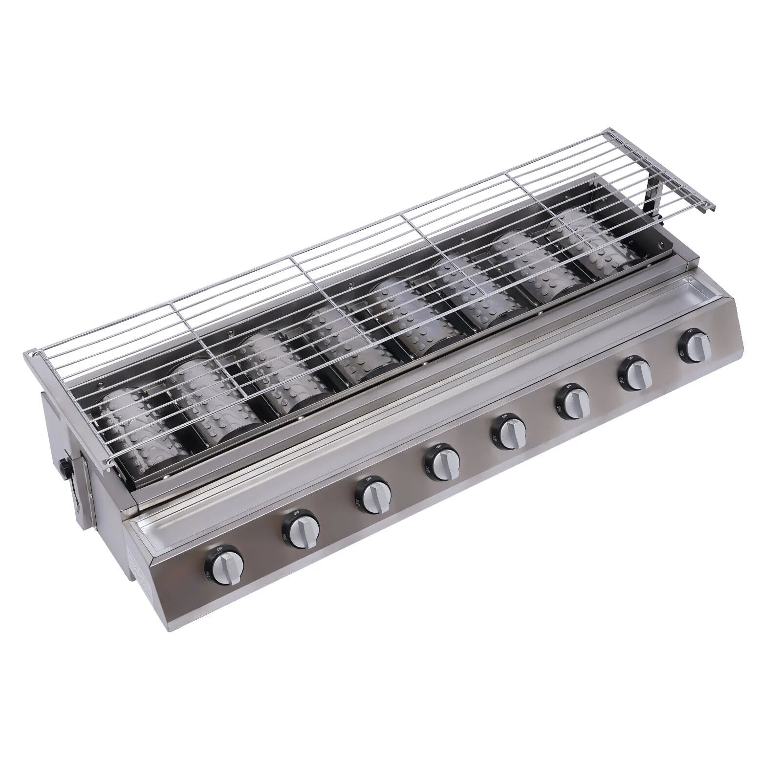 8 Burners High Efficient Barbecue Grill Commercial Outdoor Smokeless BBQ Grills