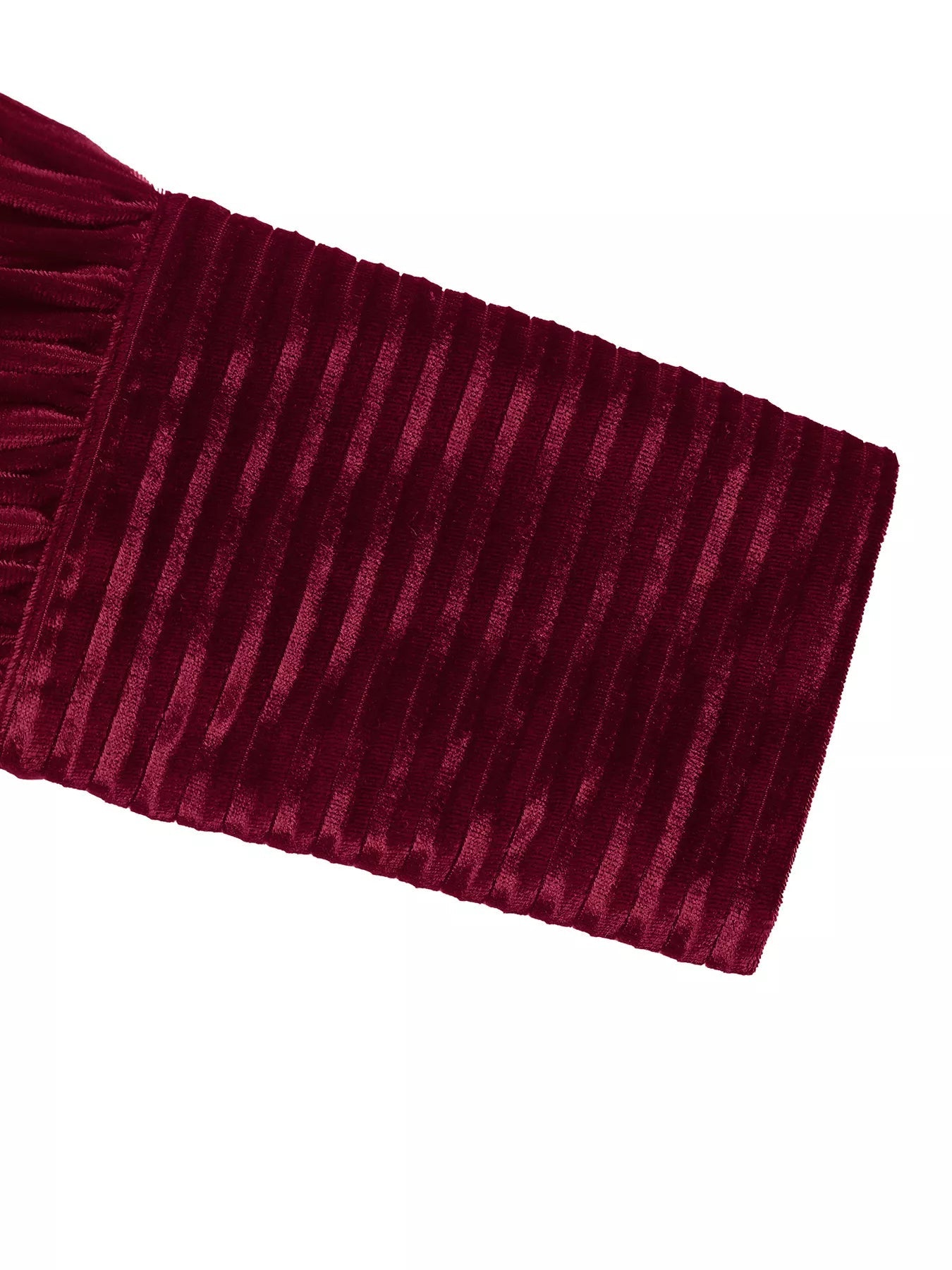 Velvet Tie Front Tiered Mini Dress