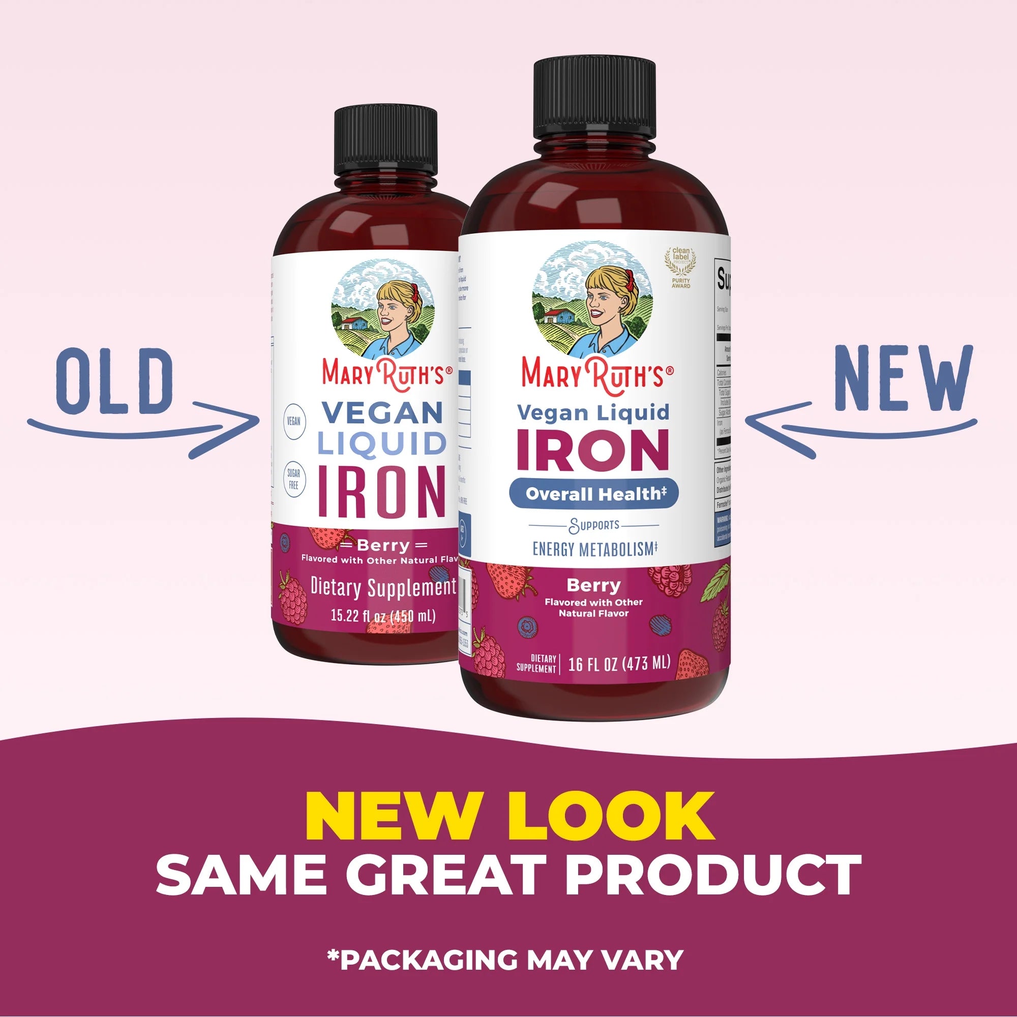 Iron Supplement for Women Men & Kids Liquid Iron Supplement for Women Men & Kids 15.22 Fl Oz