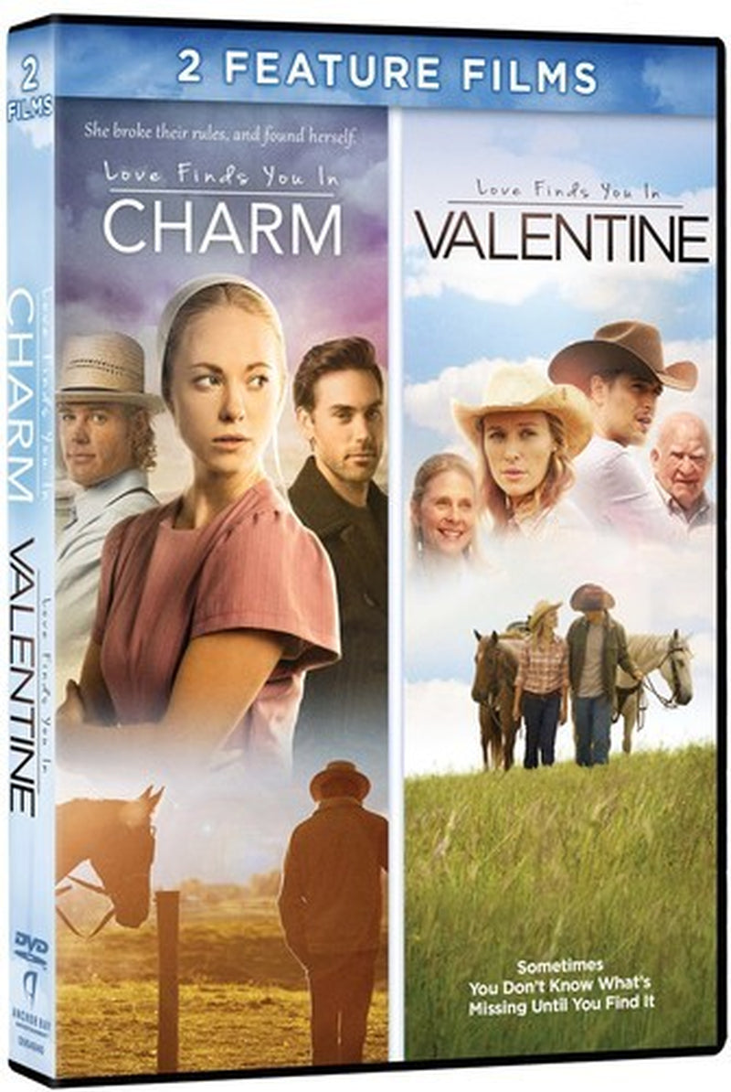 Love Finds You in Charm / Love Finds You in Valentine [New DVD] 2 Pack