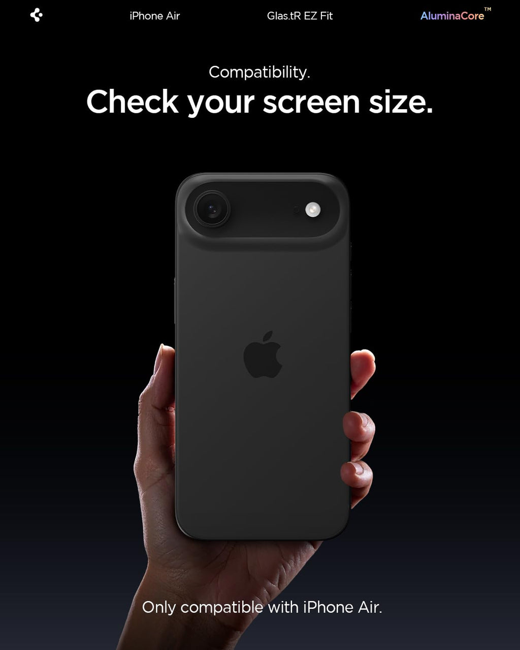 Spigen GlasTR EZ FIT Screen Protector for iPhone 18 Pro, 17 Pro, 17, 16 Pro