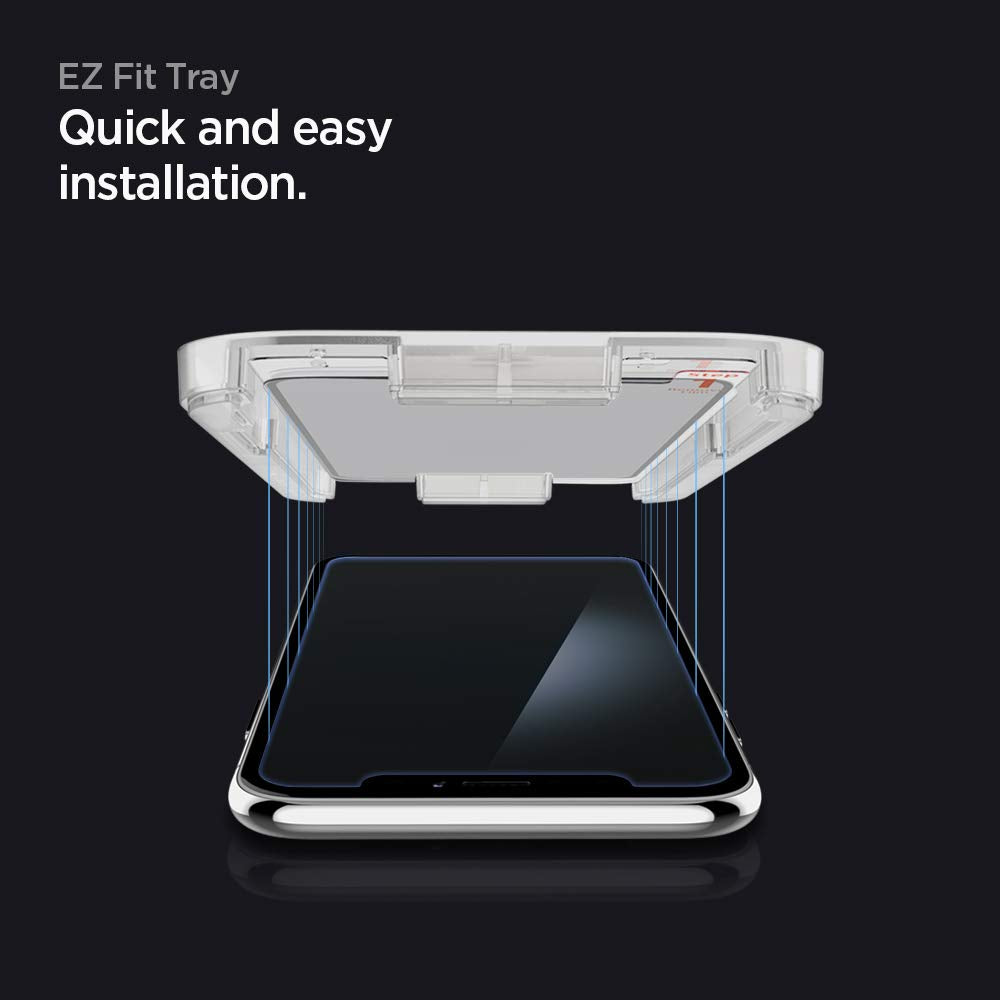 Spigen GlasTR EZ FIT Screen Protector for iPhone 18 Pro, 17 Pro, 17, 16 Pro