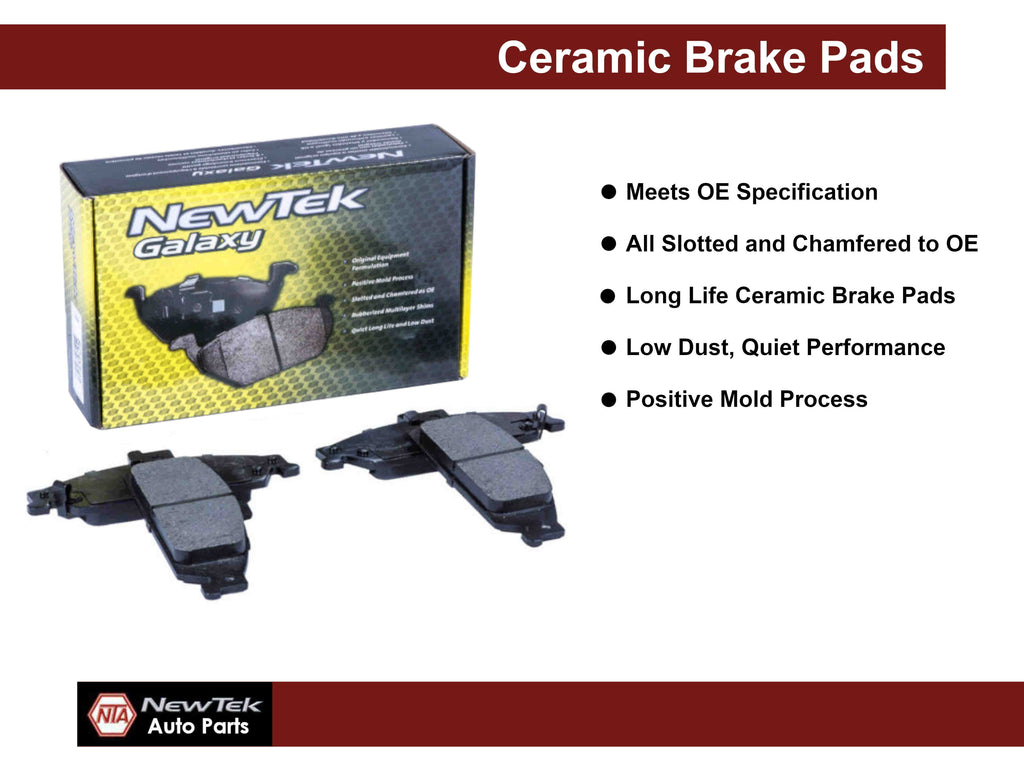 Newtek SCD659H Galaxy Ceramic Disc Pads W/Hardware