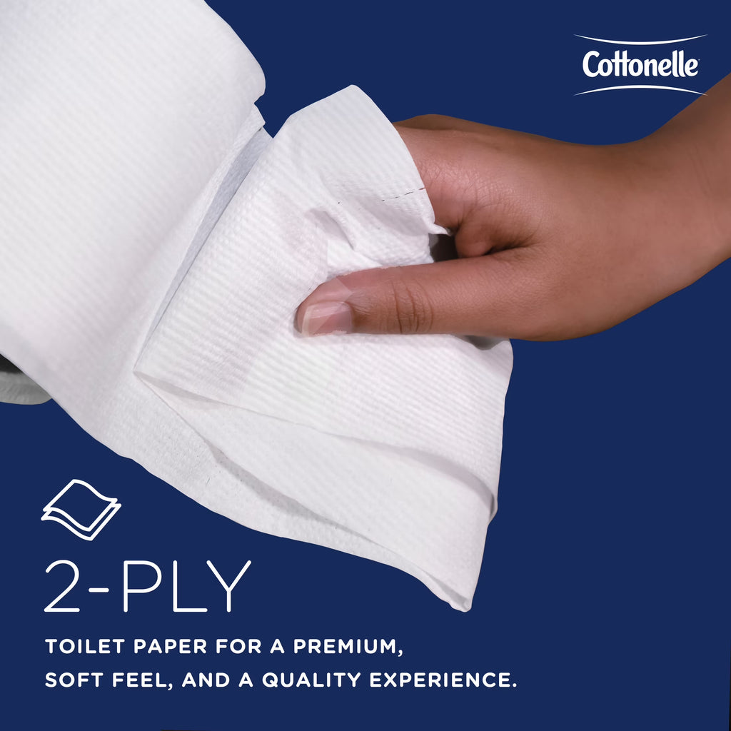 Professional Standard Roll Toilet Paper, Bulk (17713), 2-Ply, White (60 Rolls of 451 Sheets, 27,060 Sheet Total)