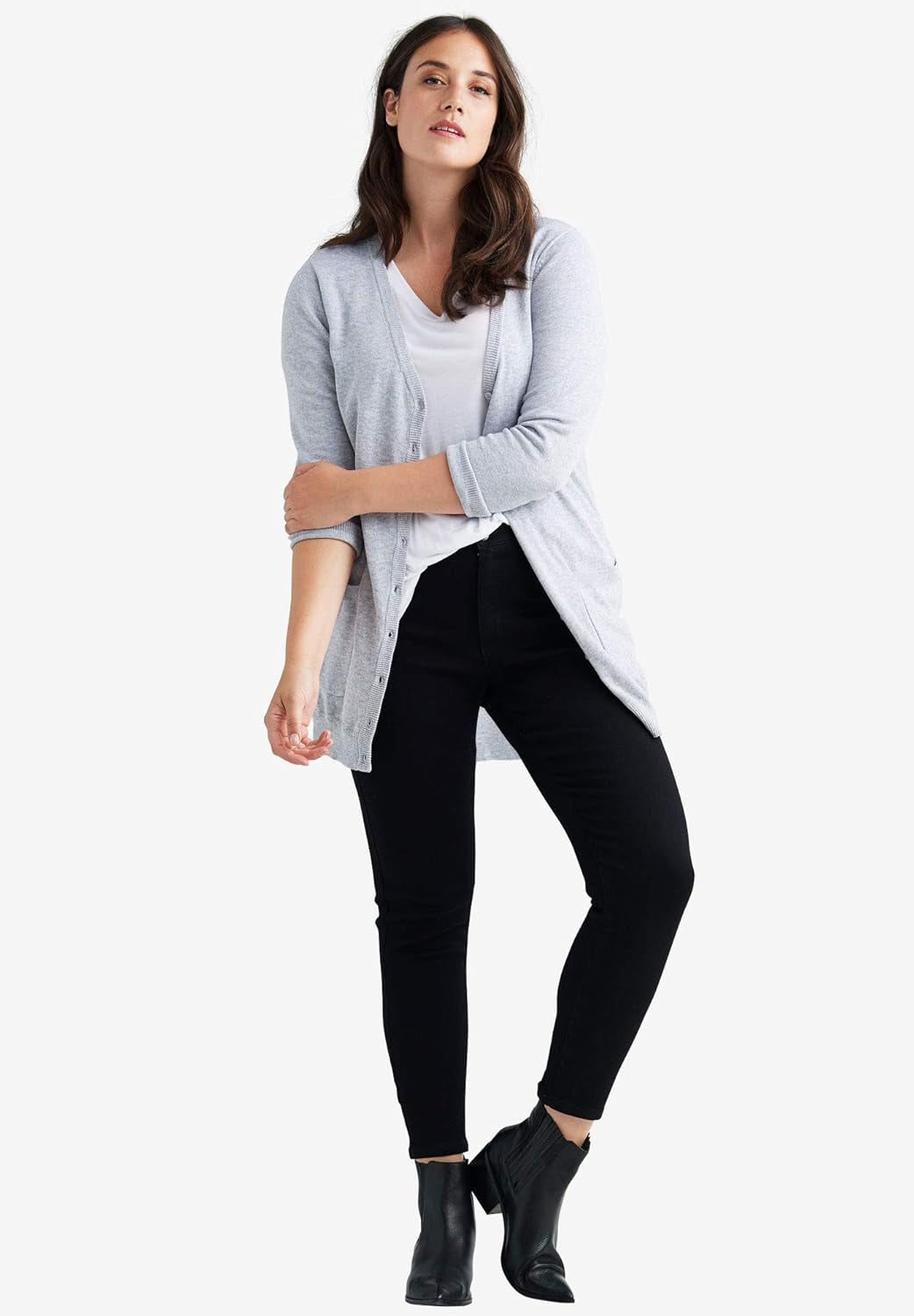 plus Size Boyfriend Cardigan