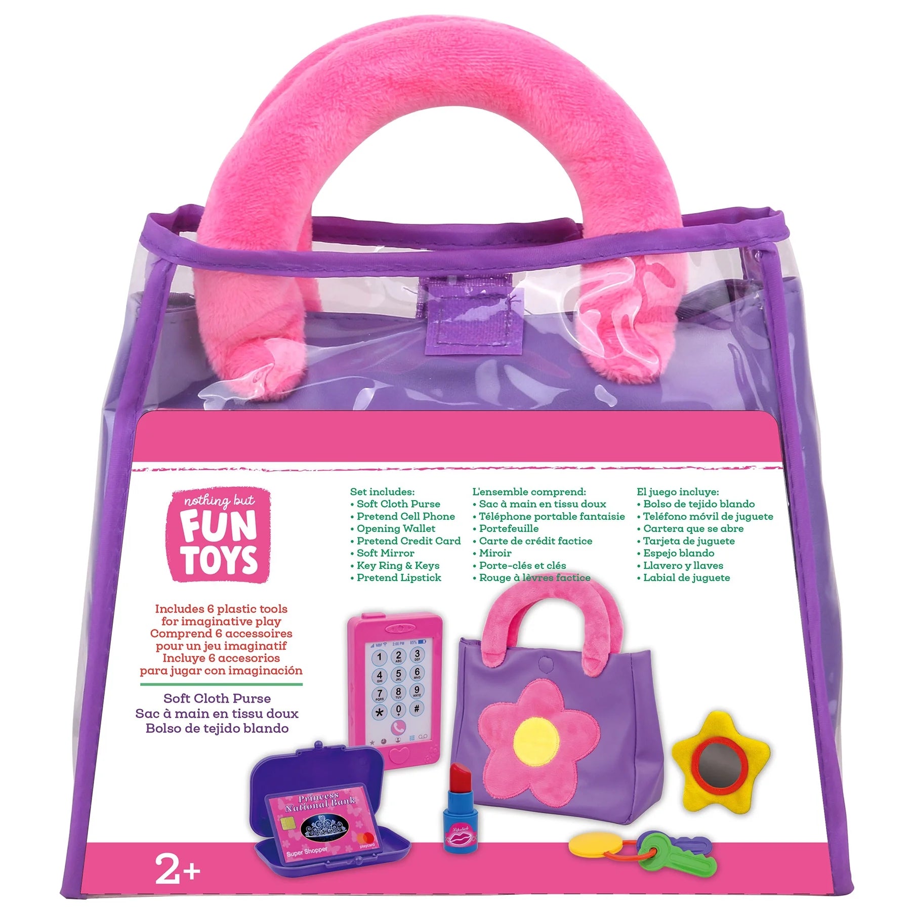 Let'S Pretend Play Purse Set Designed for Children Ages 2+ Years