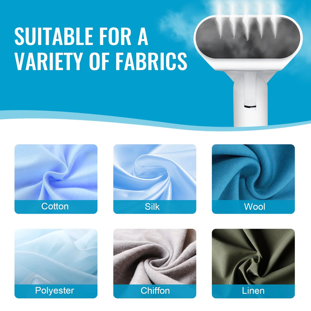 Travel Steamer for Clothes 1000W , Foldable Handheld Garment Steamer Fabric Wrinkle Remover
