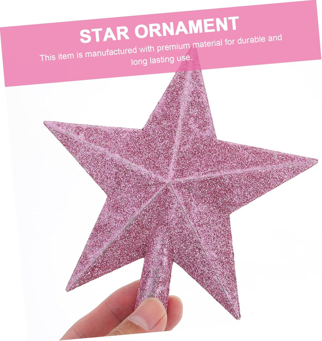 Gold Decor Silver Glitter Top Gold Trim Fairy Top Pink Tops Gnome Tree Topper Tree Topper Star Christmas Hanging Decor Holiday Treetop Ornaments Rose Holly Christmas Hat