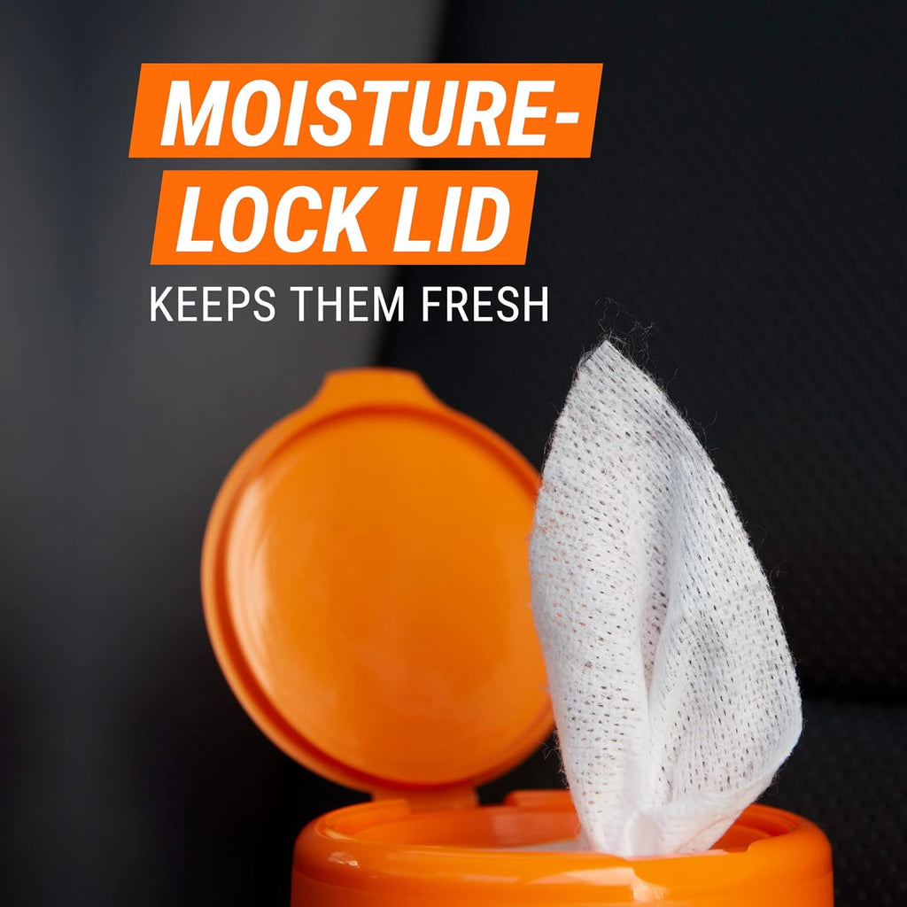 Interior Cleaner Wipes - Car, Truck & Motorcycle, 25 Count (Pack of 2)