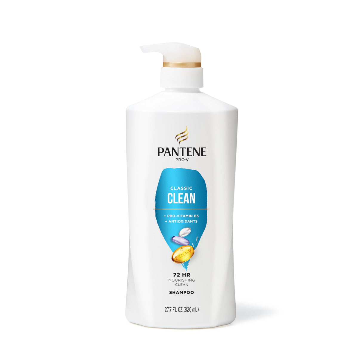 Pantene Shampoo & Conditioner Set, Daily Moisture Renewal - Pro-V Nutrients for Dry, Color-Treated, Straight to Curly Hair, 72-Hour Hydration & Softness, 52.8 Oz Total + Miracle Rescue Shot (0.5 Oz)