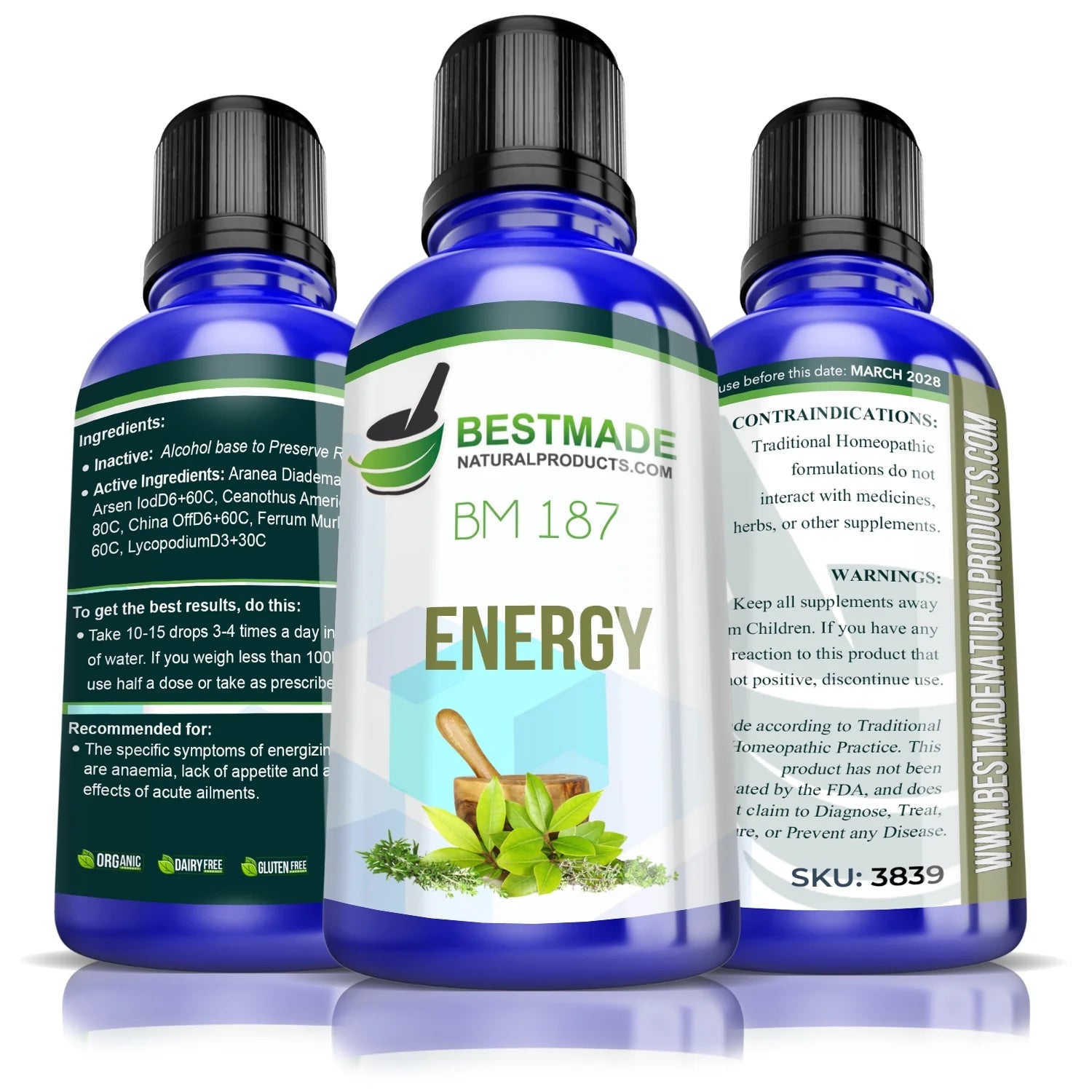Natural Supplement for Energy Boost (BM187)