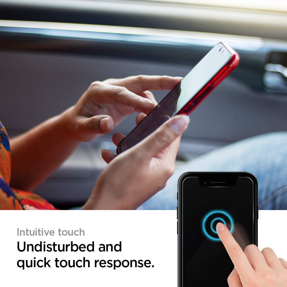 Spigen GlasTR EZ FIT Screen Protector for iPhone 18 Pro, 17 Pro, 17, 16 Pro