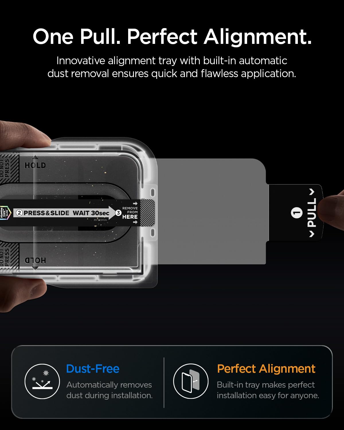 Spigen GlasTR EZ FIT Screen Protector for iPhone 18 Pro, 17 Pro, 17, 16 Pro