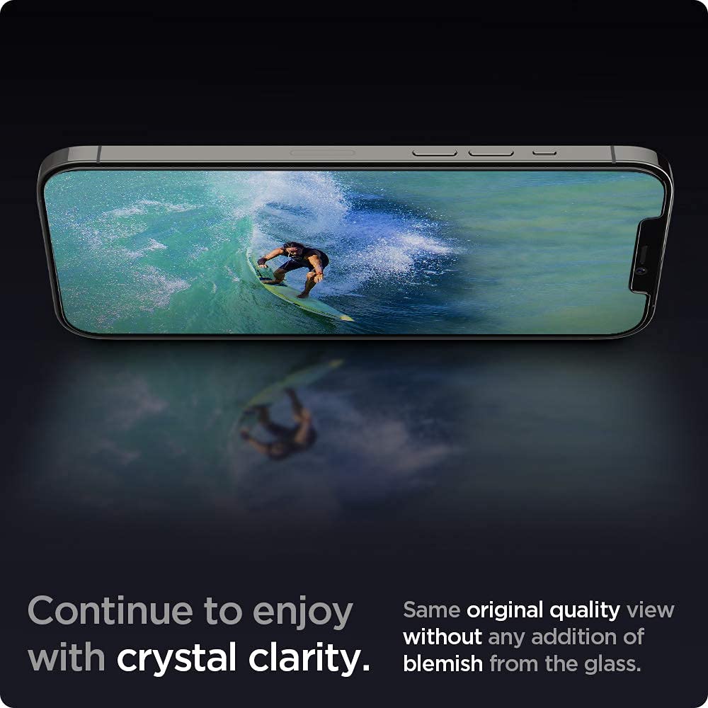 Spigen GlasTR EZ FIT Screen Protector for iPhone 18 Pro, 17 Pro, 17, 16 Pro