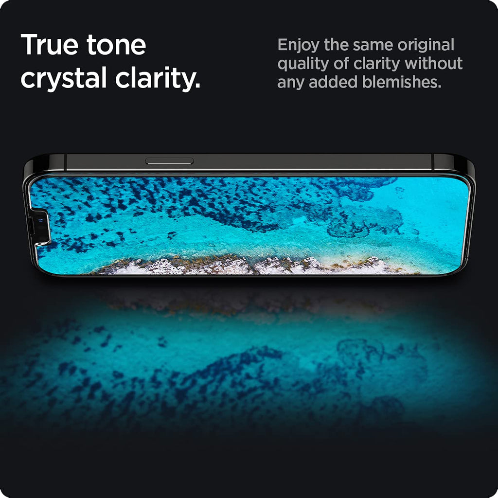 Spigen GlasTR EZ FIT Screen Protector for iPhone 18 Pro, 17 Pro, 17, 16 Pro