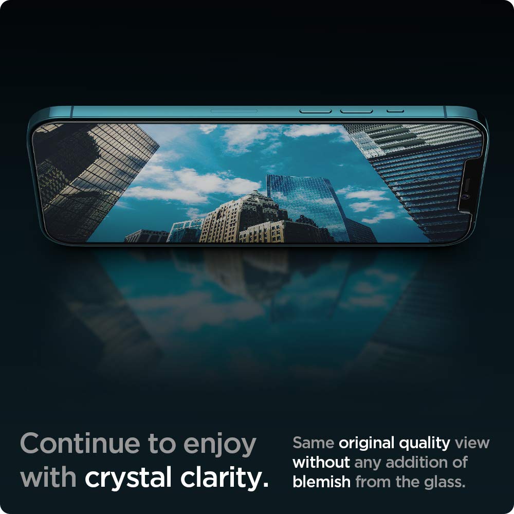 Spigen GlasTR EZ FIT Screen Protector for iPhone 18 Pro, 17 Pro, 17, 16 Pro