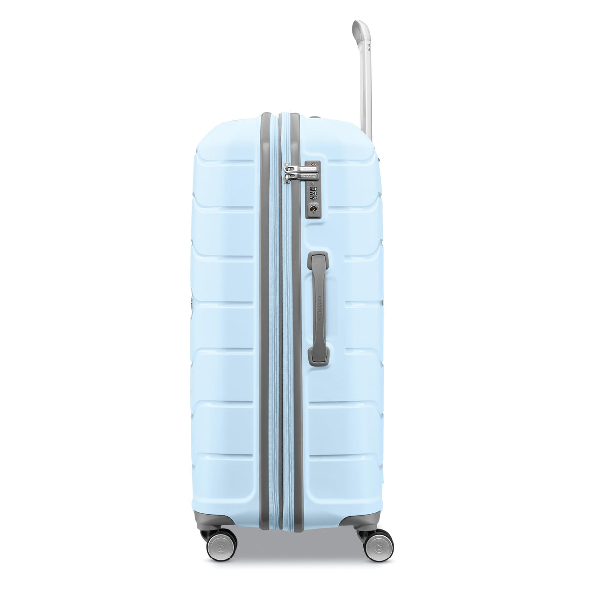 Samsonite Freeform 2-Piece Luggage Set - Carry-On & Large Checked Luggage with Dual Spinner Wheels - Durable Polypropylene Hardshell - TSA Lock, Airline-Approved - Expandable Hard Shell - Navy