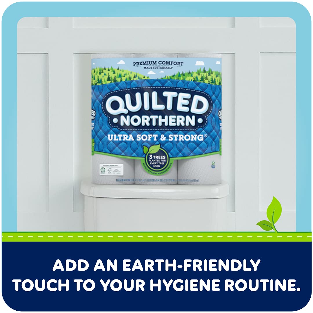 Quilted Northern Ultra Soft Toilet Paper, 6 Mega Rolls = 24 Regular Rolls