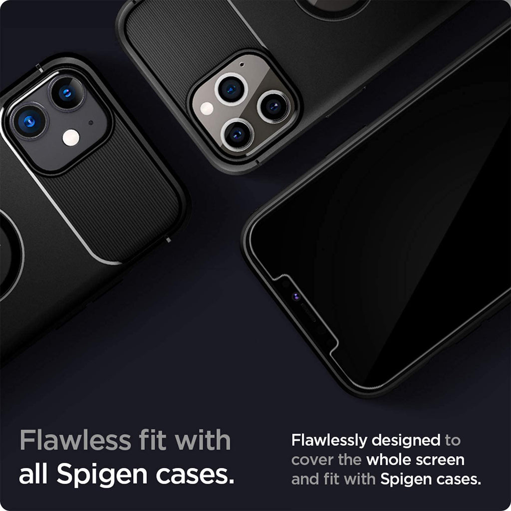 Spigen GlasTR EZ FIT Screen Protector for iPhone 18 Pro, 17 Pro, 17, 16 Pro