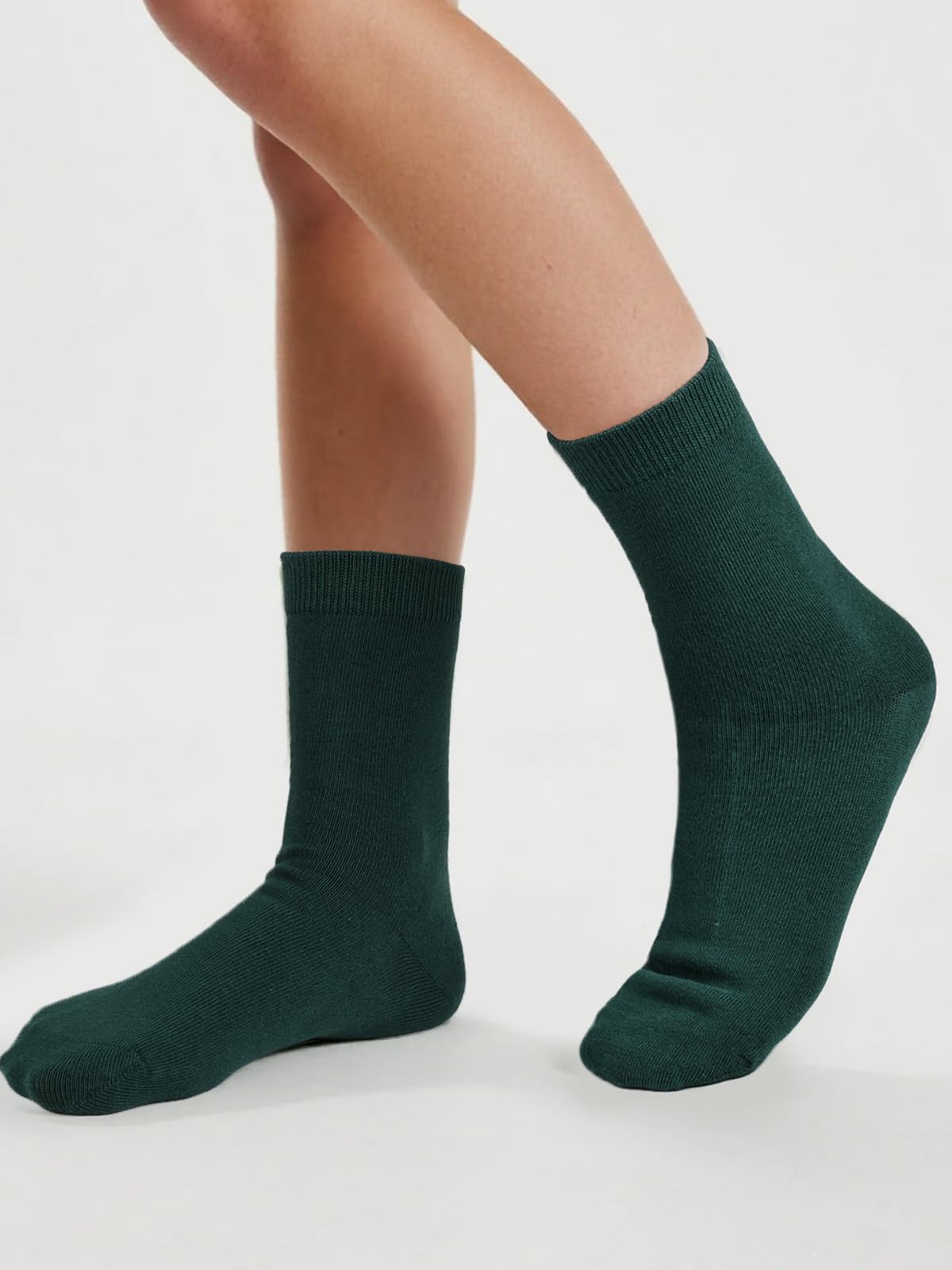COTTON DAY Unisex Kids Boys Girls Soft Cotton School Socks Black White Navy