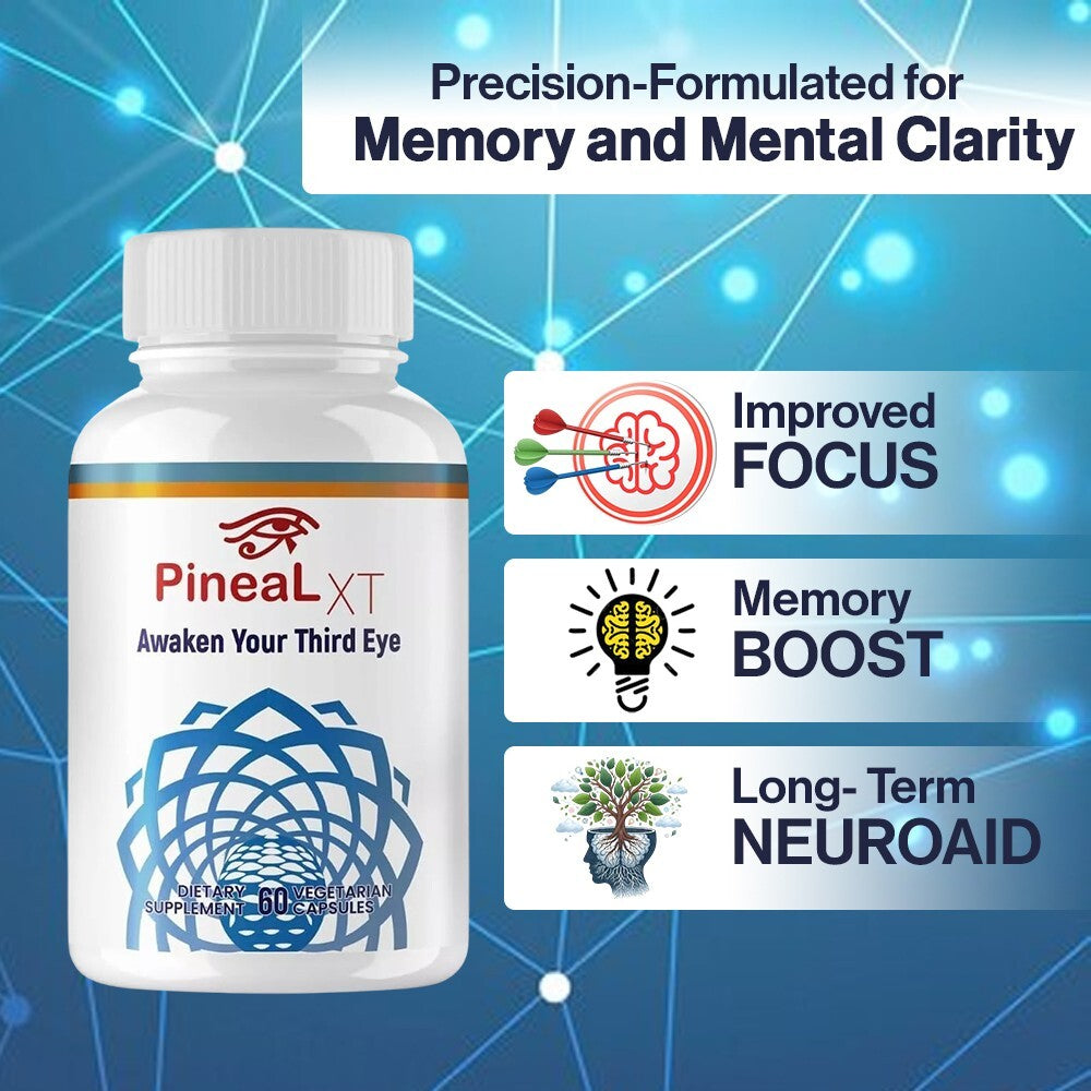 Pineal XT Nootropic Pills- Pineal XT Brain Productivity Support Supplement-3Pa