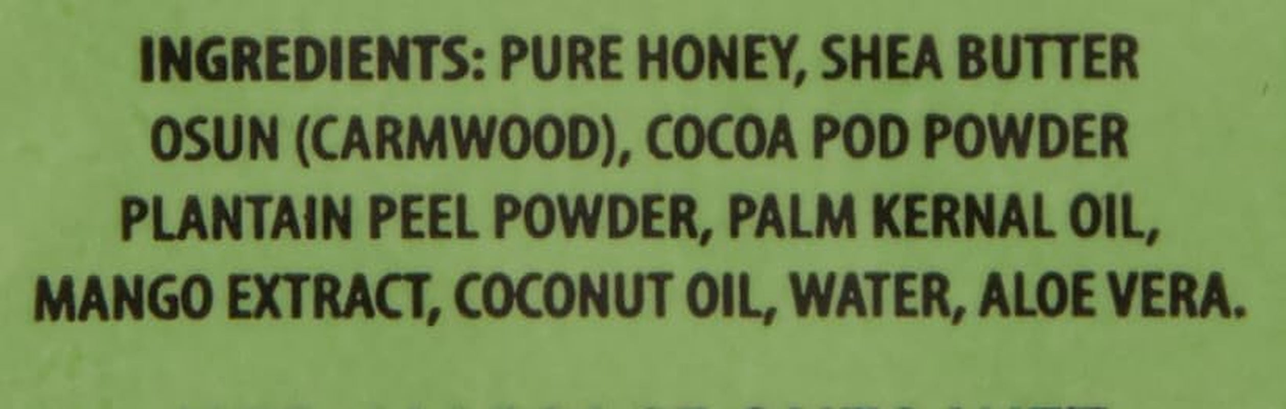 Natural African Black Soap with Mango Scent, 5 oz (141 g)