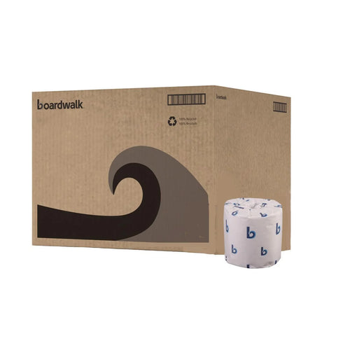 2-Ply Toilet Tissue, Septic Safe, White, 400 Sheets/Roll, 96 Rolls/Carton